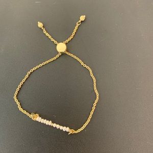 Gold and Pearl Bracelet